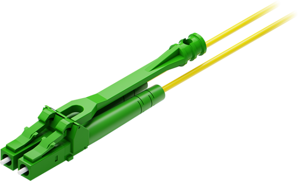 Kabel krosowy LC duplex uniboot, SM, APC, HD 657A1