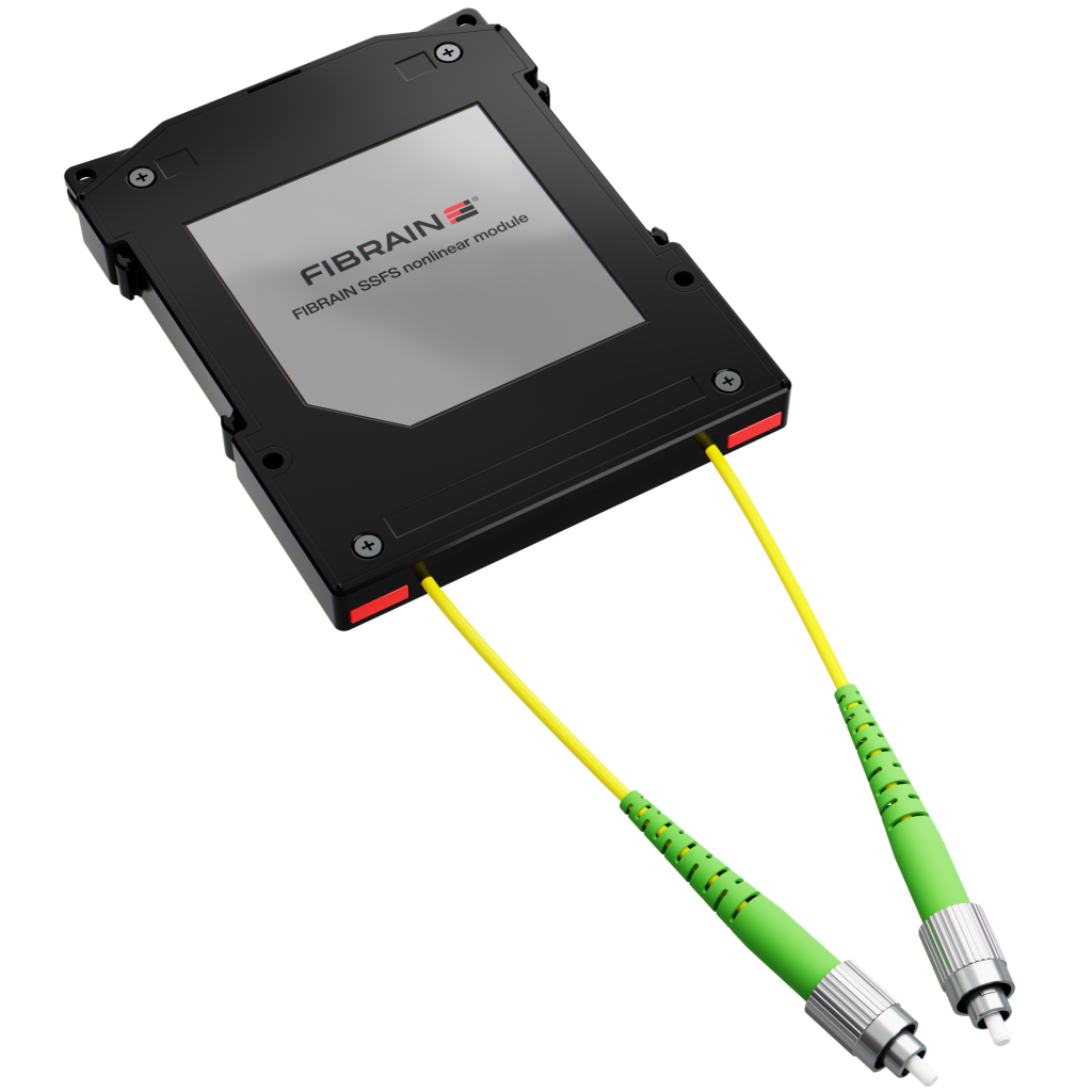 Passive optical nonlinear module for spectral shifting of solitons