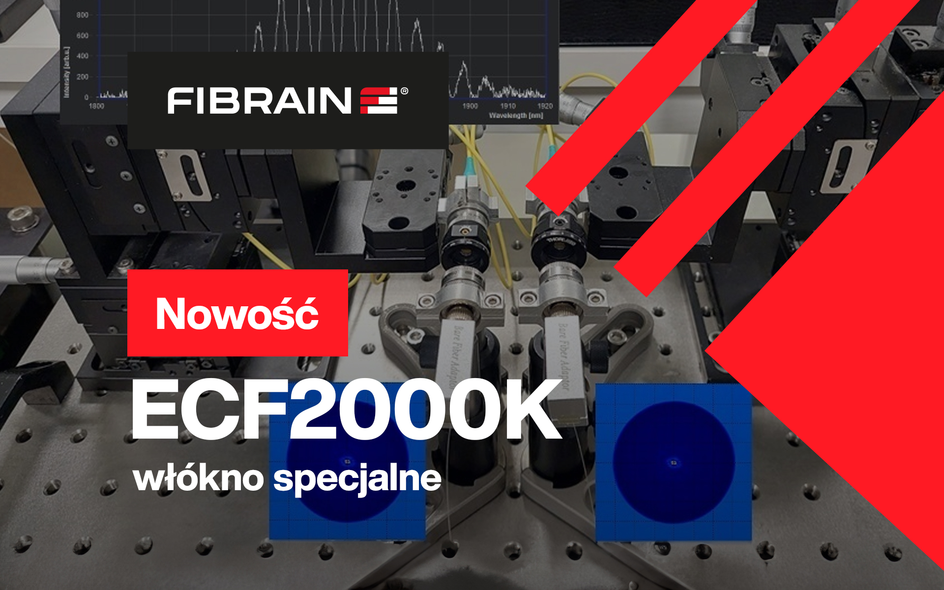 ECF2000K — nowy produkt FIBRAIN podbije rynek światłowodów specjalnych? Przekonaj się już dziś!